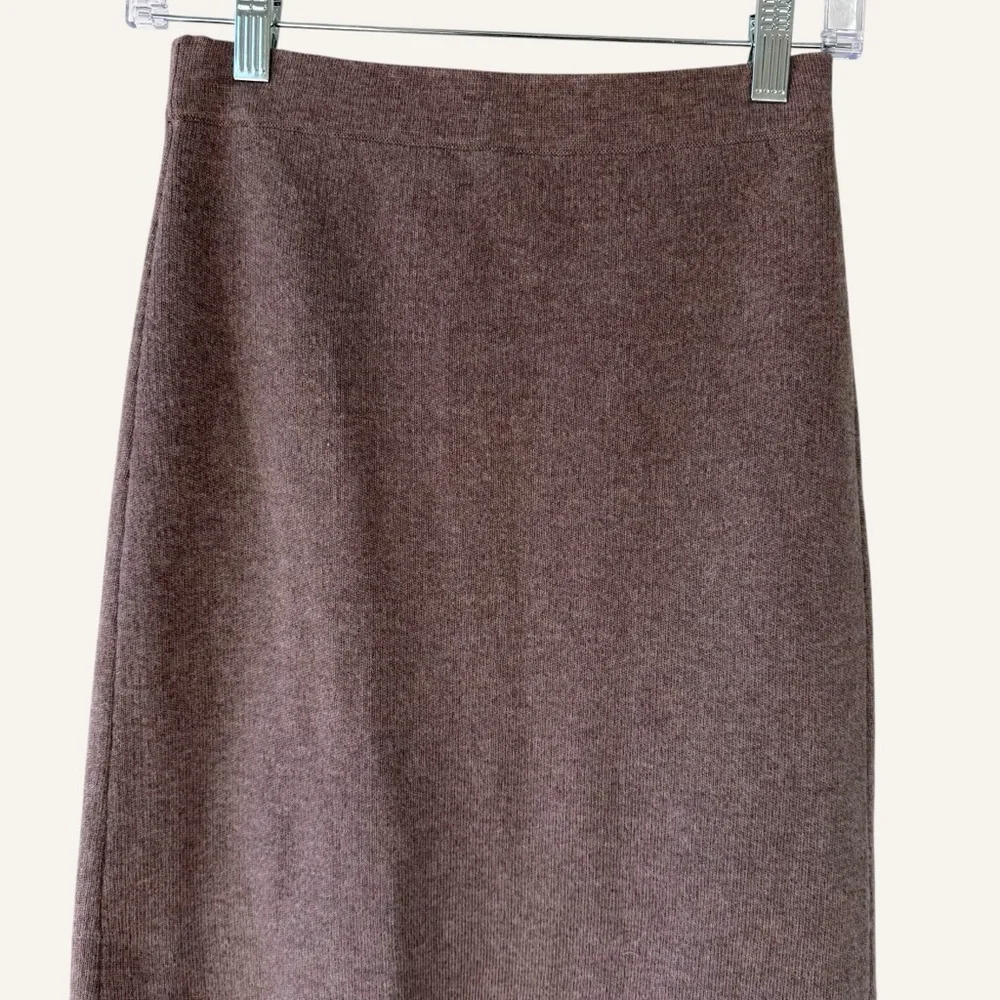 Ronny Kobo Orleans Coastal Cowgirl Fringe Midi Skirt Wool Cashmere Blend Size S - Picture 7 of 11